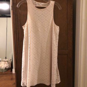 Beige Lace Dress - size M